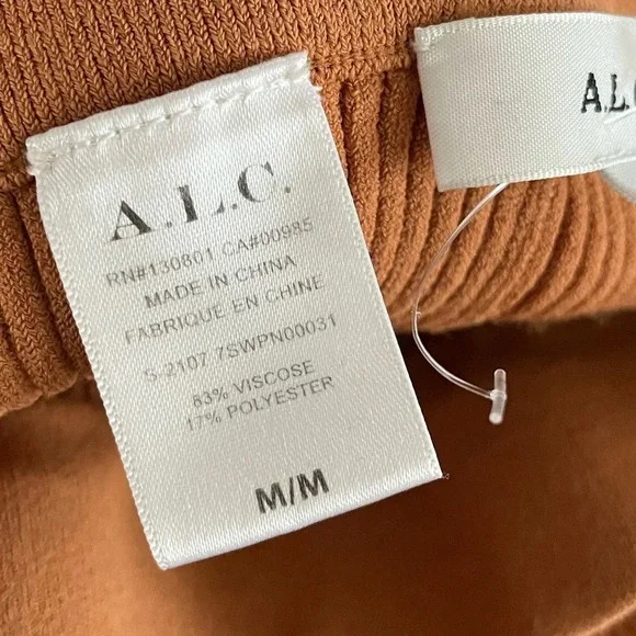 NEW A.L.C Logan Rib-Knit Flared Pants - Picture 5 of 8